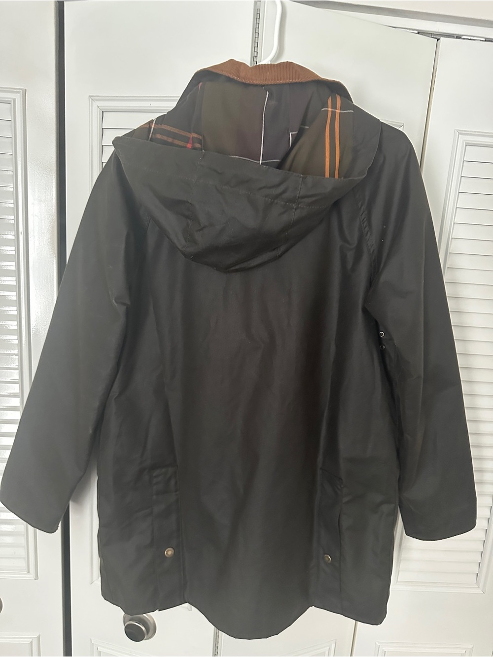 Barbour Olive Highclere Wax Jacket - Picture 2 of 4